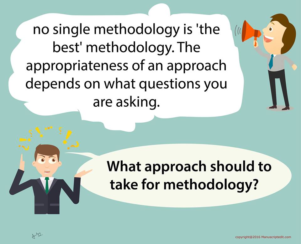 What approach should to take for methodology?