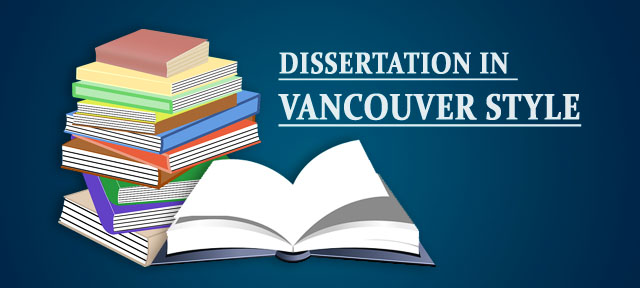 Dissertation in Vancouver style