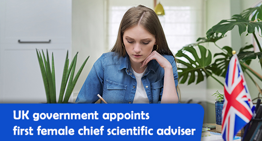 UK government appoints first female chief scientific adviser