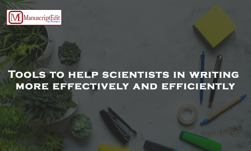 Tools to help scientists in writing more effectively and efficiently
