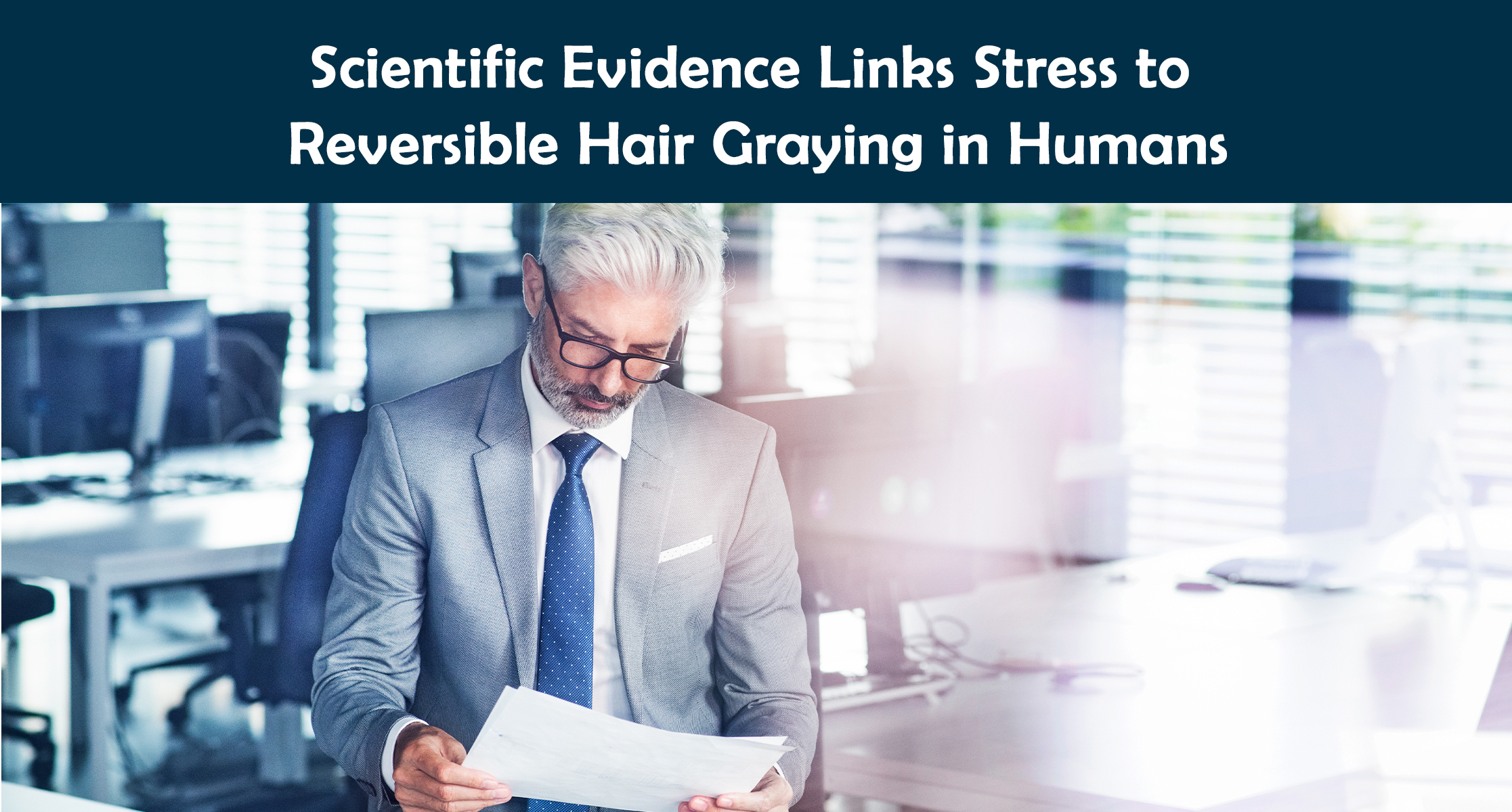 Scientific Evidence Links Stress to Reversible Hair Graying in Humans