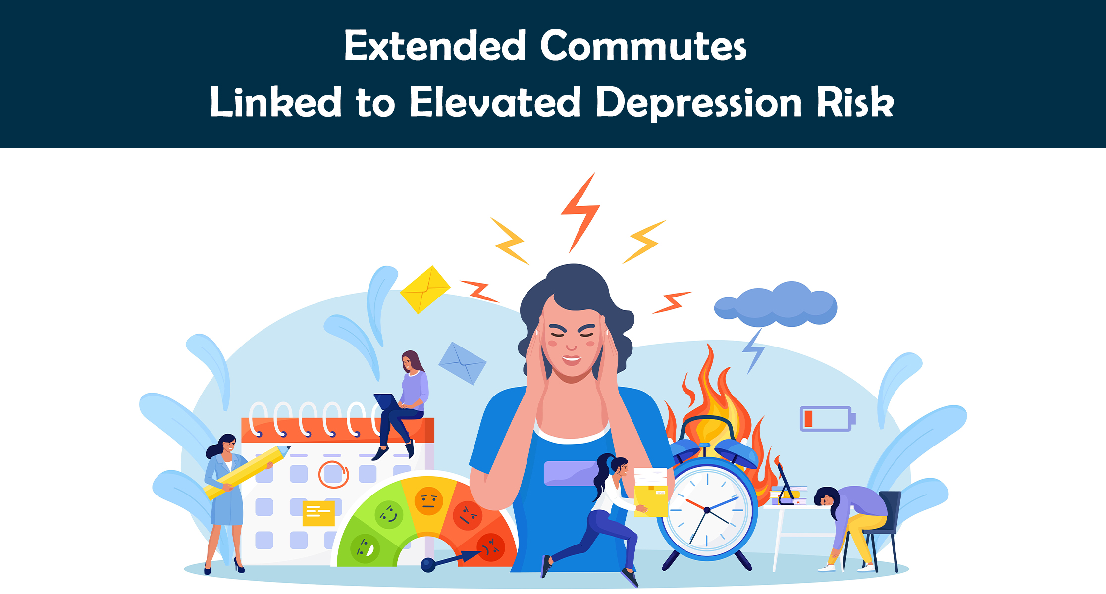 Extended Commutes Linked to Elevated Depression Risk