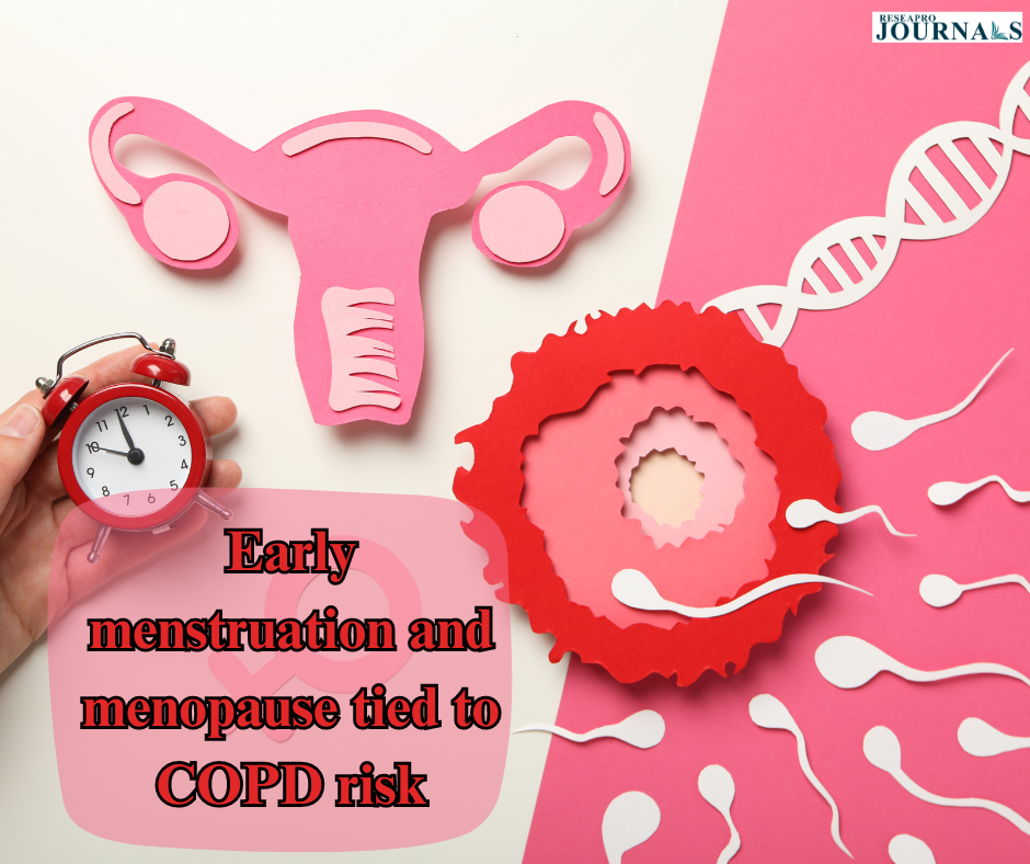 Early menstruation and menopause tied to COPD risk