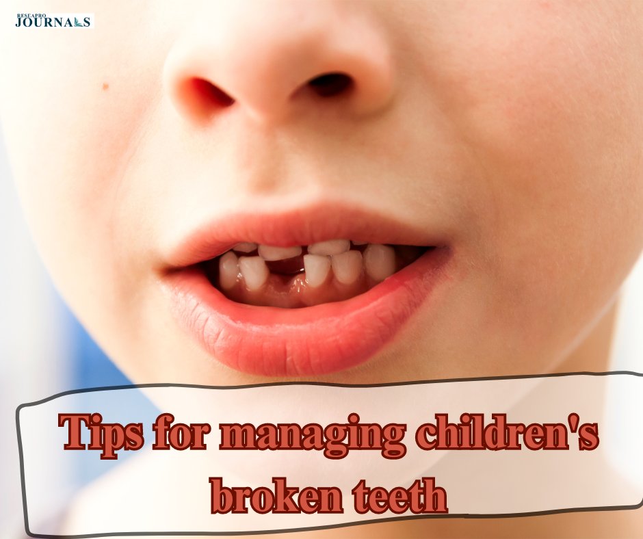 Tips for managing children’s broken teeth