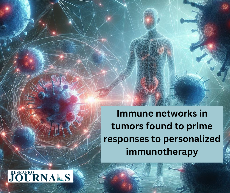 Immune Networks in Tumors found to Prime Responses to Personalized Immunotherapy