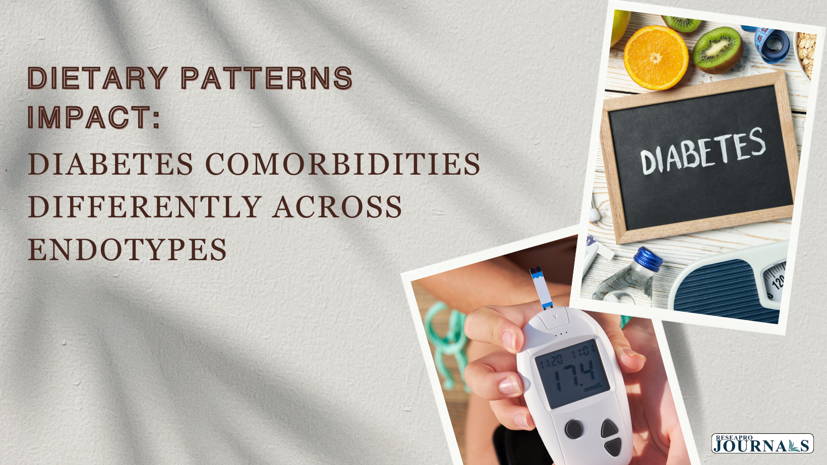 Dietary Patterns Impact Diabetes Comorbidities Differently Across Endotypes