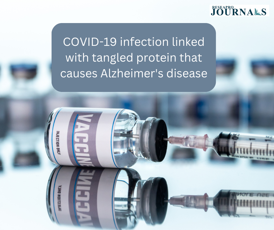 COVID-19 infection linked with tangled protein that causes Alzheimer’s disease