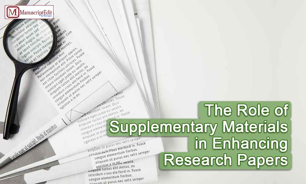 The Role of Supplementary Materials in Enhancing Research Papers