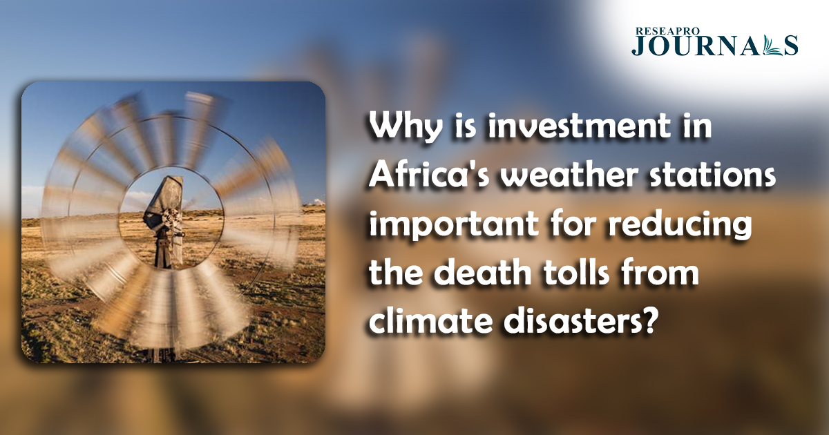 The climate crisis amplifies extreme events in Africa.