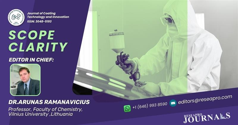 Journal of Coating Technology and Innovation (JCTI) – Scope Clarity